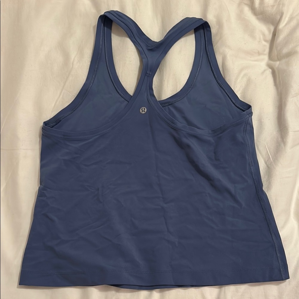 Blue Racerback Tank Top - Picture 2 of 2